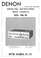 Denon PMA-501-Owners-Manual 